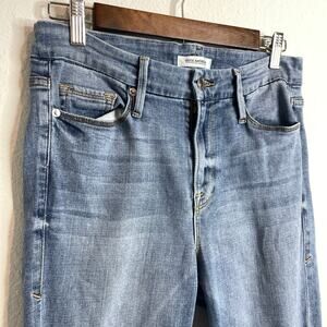 Good American High Rise Skinny Jeans Women 6 Raw Hem Ankle Stretch Good Legs